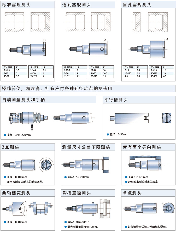 DIATEST孔径测量,电子塞规,数显塞规,BMD塞规式孔径测量仪(图2)