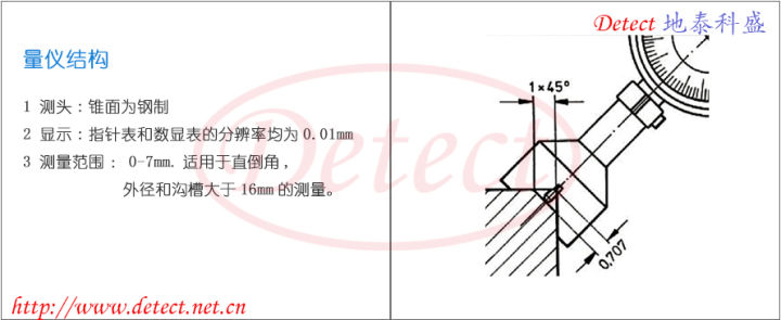 DIATEST倒角测量系统KT系列的测量原理和使用说明(图2)